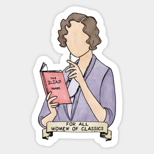 For All Women Of Classics - lilac jacket version Sticker